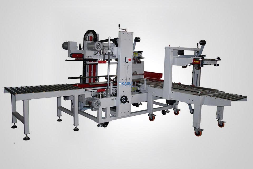 Máy dán góc tự động EXC306 + EXC310