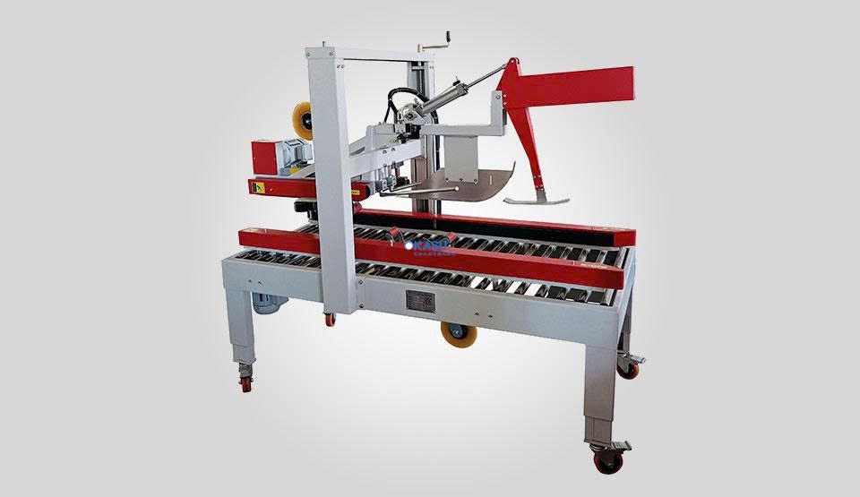 Máy gấp và dán mép trên bán tự động EXC-308