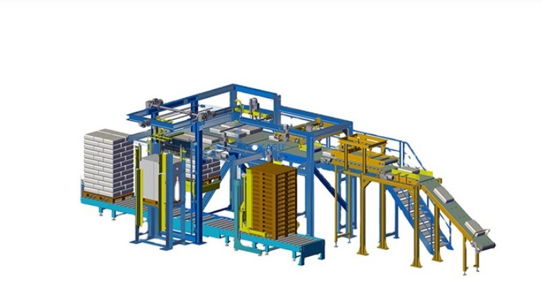 Dây chuyền quấn màng pallet tự động YUPA-2100-L