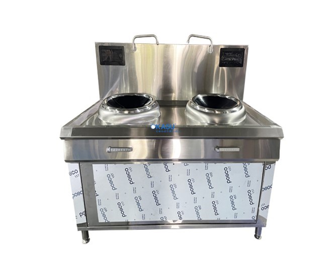 BẾP TỪ ĐÔI LÕM KÍNH 10KW OKASU OKS-102LK