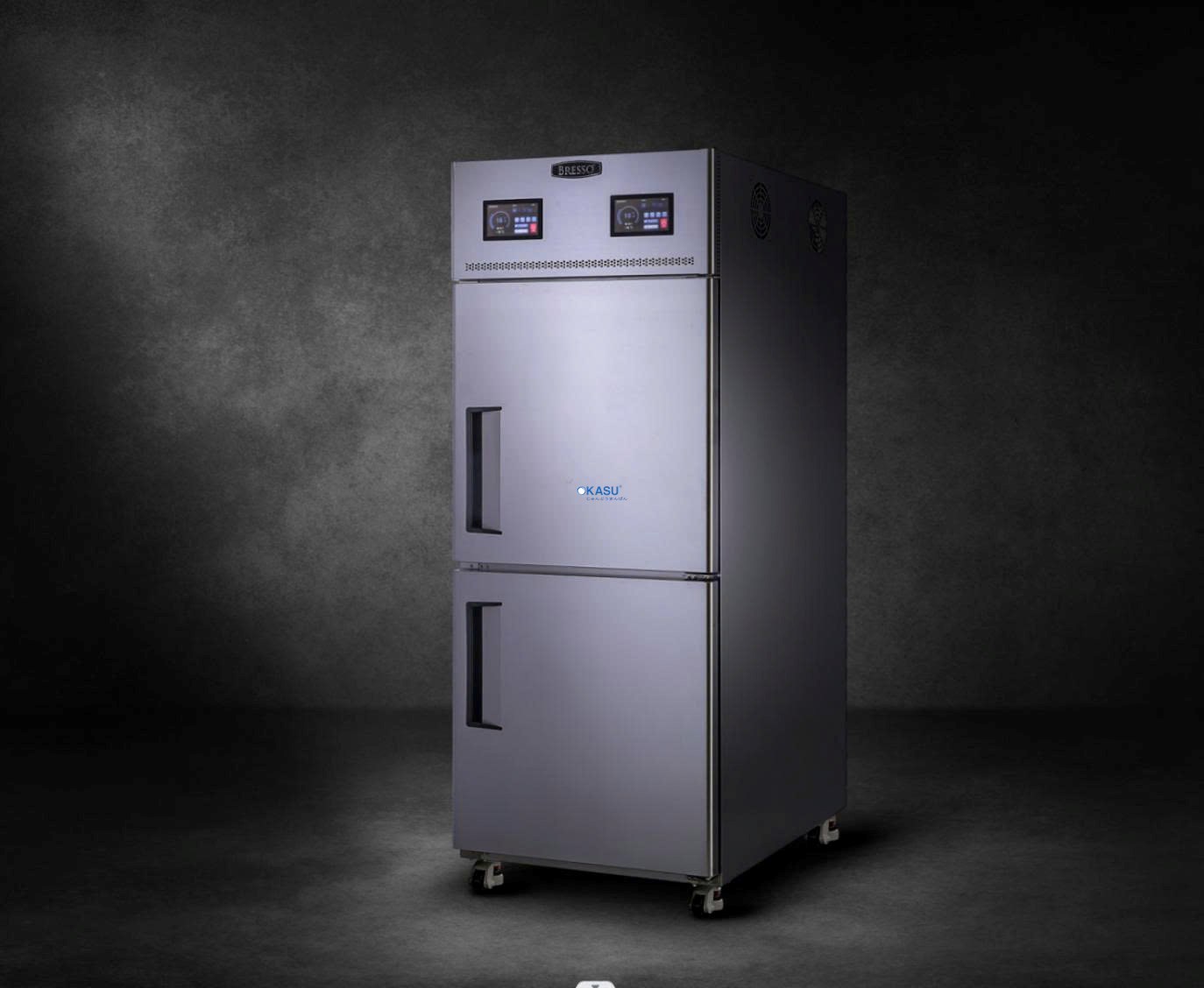Tủ mát đứng 2 cửa Bresso HBLG-2036CS