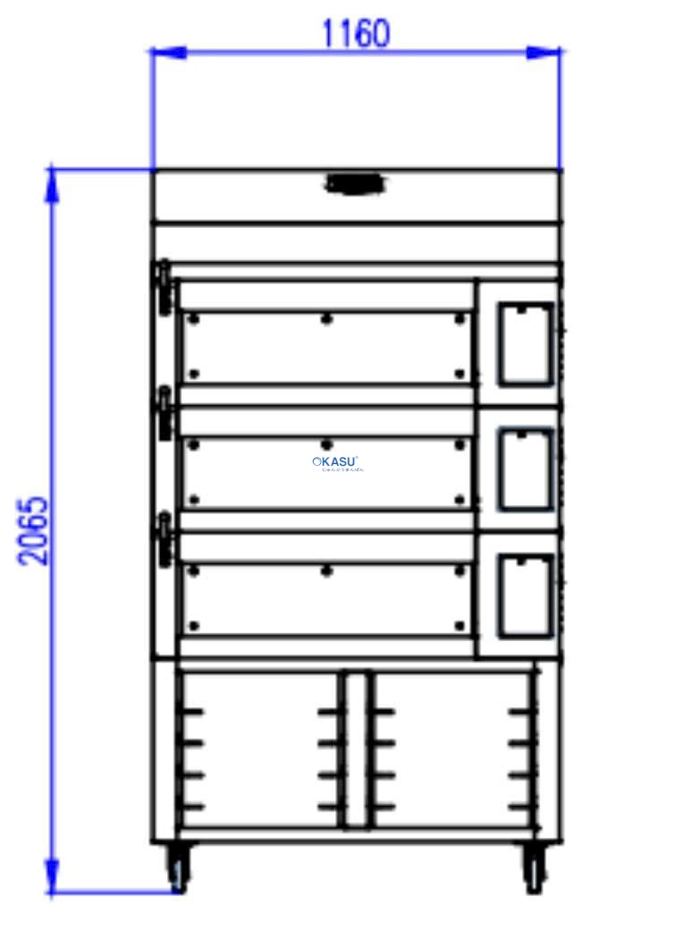 Lò nướng bánh Bresso HBWO-3003H-ZS3