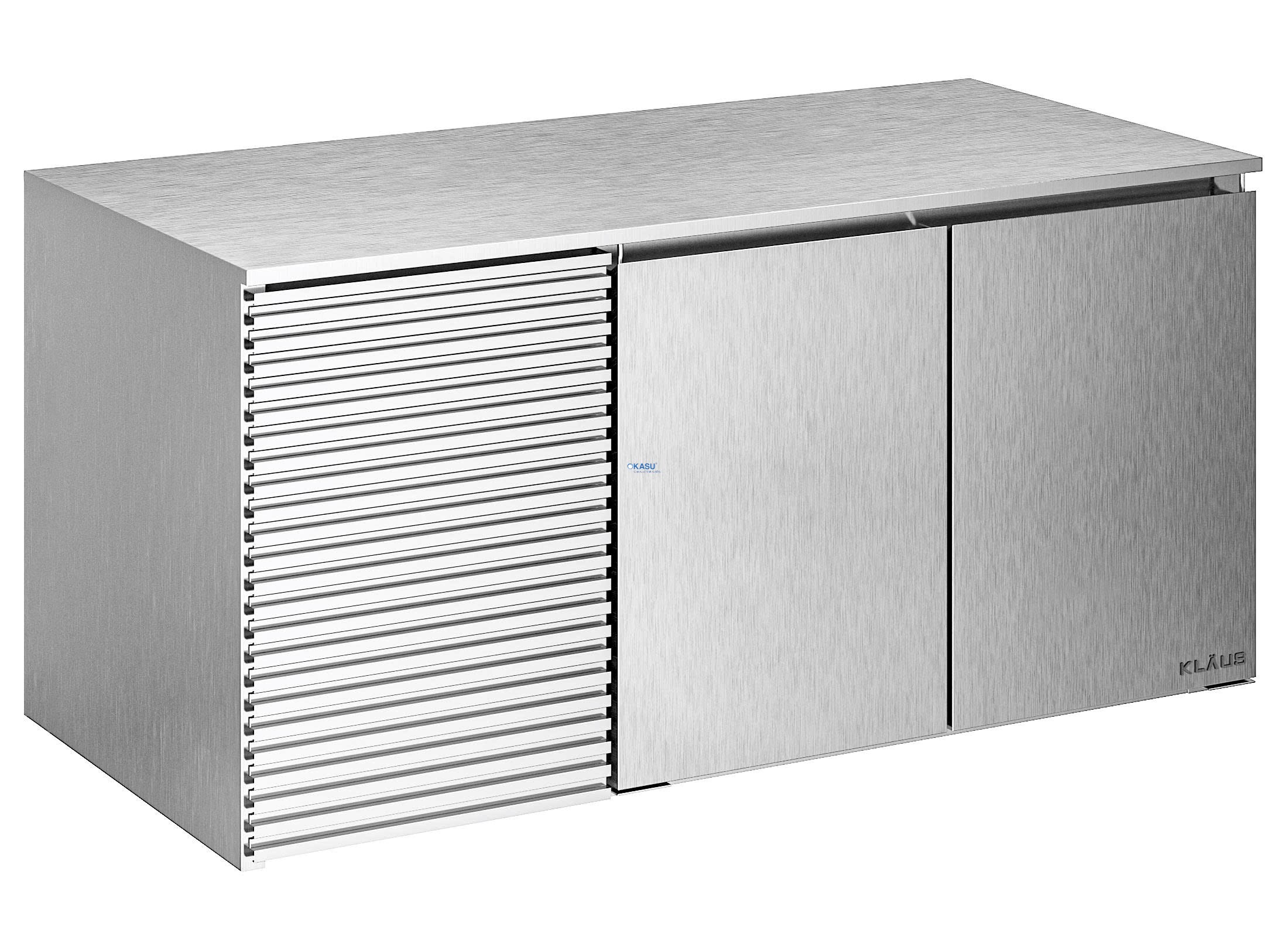 Bàn mát 2 cánh inox Klaus FOH-CC-2D 