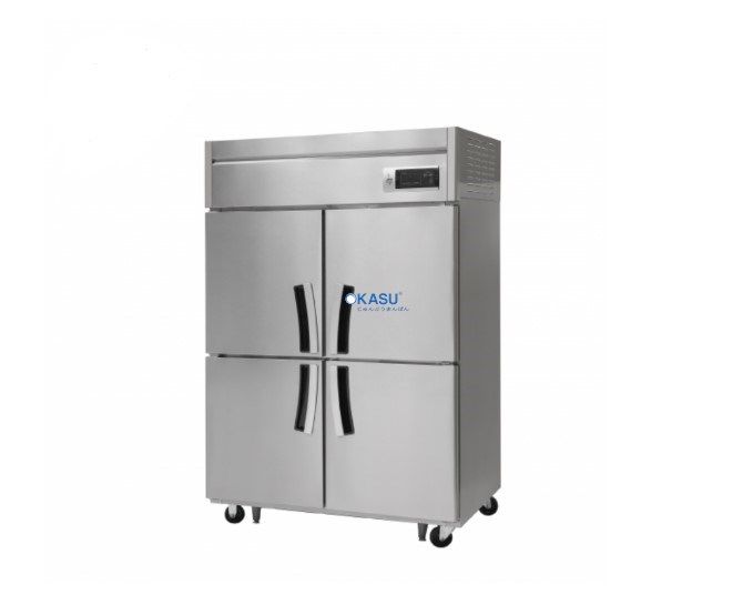 Tủ đông mát đứng 4 cánh inox dung tích 1.100 lít Fujee (1 đông - 3 mát)