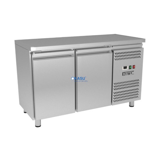 Bàn mát 2 cánh inox Kistem KIS-XFT13R quạt gió