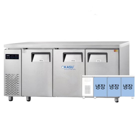 Bàn mát 3 cánh inox 1m8 Grand Woosung GWFM-180RTC