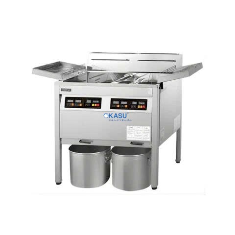 Bếp chiên nhúng đôi dùng gas Grand Woosung GW-GF901P