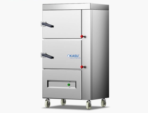Tủ hấp cơm điện công nghiệp 2 cửa 12 khay CHINENG