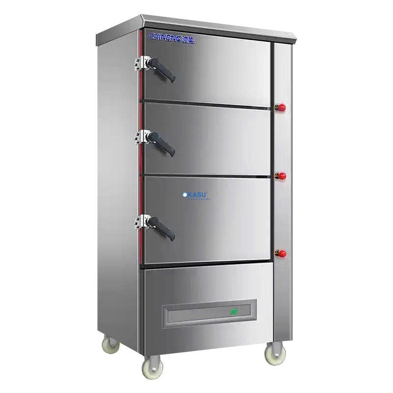 Tủ hấp cơm điện công nghiệp 3 cửa CHINENG