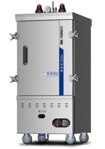 Tủ hấp cơm dùng gas 10 khay CHINENG CN-8128-RGY10-05