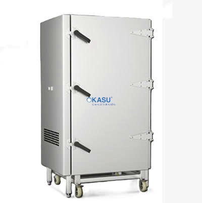 Tủ hấp xe đẩy sử dụng hơi ngoài 12 khay CHINENG CN-8002-TCG-12Z