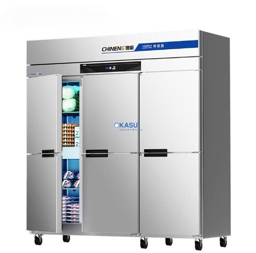 Tủ đông 6 cánh CHINENG CN-8124-FLLD-6M (quạt gió)