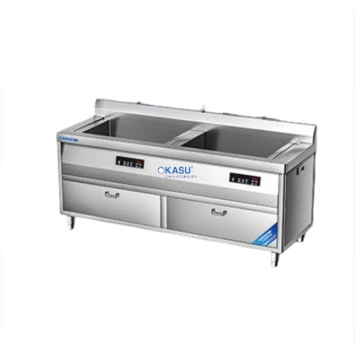 Máy rửa rau củ khử khuẩn tích hợp tinh lọc nước bằng chất xúc tác CHINENG CN-YSJK-JQS1800-B