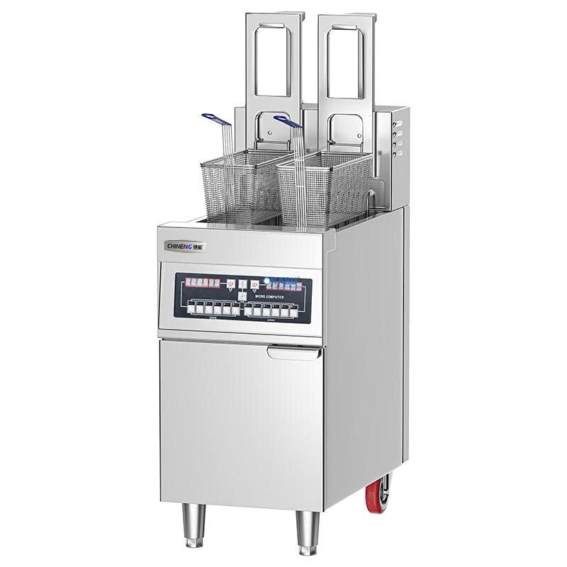 Bếp chiên nhúng 2 giỏ 1 ngăn dầu CHINENG CN-YDE-IDZL-9/220-18-ZD / CN-YDE-IDZL-9/380-18-ZD / CN-YDE-IDZL-18/380-1B-ZD