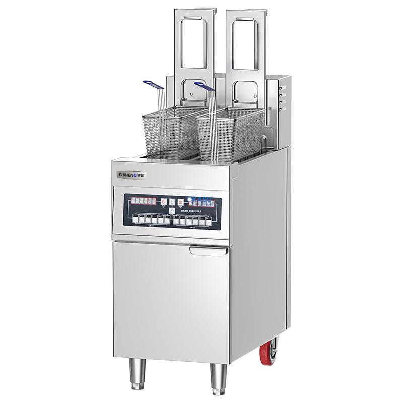 Bếp chiên nhúng 2 giỏ 2 ngăn dầu CHINENG CN-YDE-IDZL-9/220-2B-ZD / CN-YDE-IDZL-9/380-2B-ZD / CN-YDE-IDZL-18/380-2B-ZD