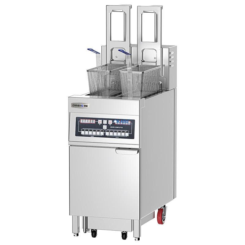 Bếp chiên nhúng 2 giỏ 2 ngăn dầu CHINENG CN-YDE-IDZL-9/220-2BT-ZD / CN-YDE-IDZL-9/380-2BT-ZD / CN-YDE-IDZL-18/380-2BT-ZD