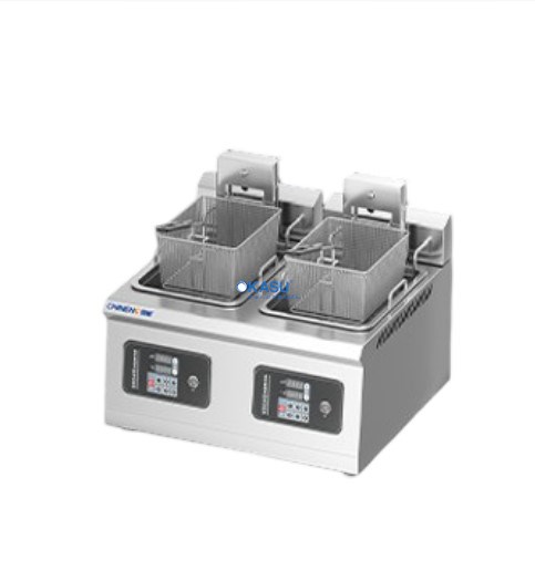 Bếp chiên nhúng để bàn 2 ngăn CN-JC-JDSGZL-T-14L
