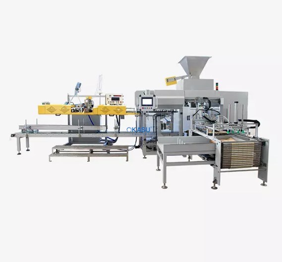 Máy tự động đặt bao miệng hở dùng cho thức ăn chăn nuôi ZSG-1000G+FBK-332C