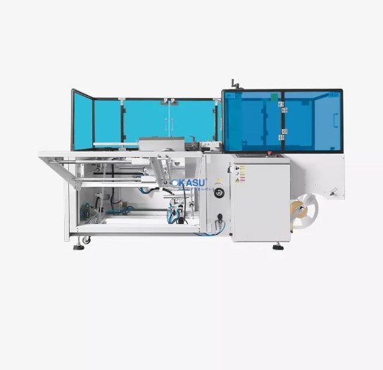 Máy dựng thùng carton tự động Hulian (dán đáy bằng giấy Kraft kích hoạt bằng nước) HCE-544W-L