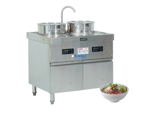 Nồi nấu phở điện từ 35 lít + 35 lít OKASU BNNP-ĐT/35L