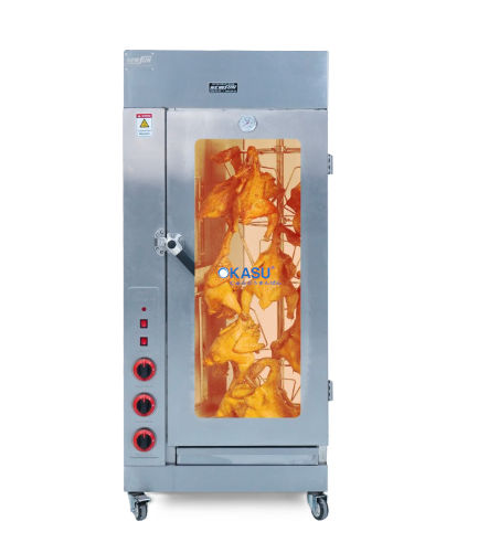 Lò quay gà vịt dùng gas OKASU CY-306 (dạng xoay)