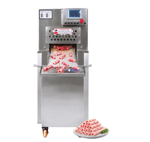 Máy cắt thịt đông lạnh cao cấp OKASU CNC-2DT/ROLLS   