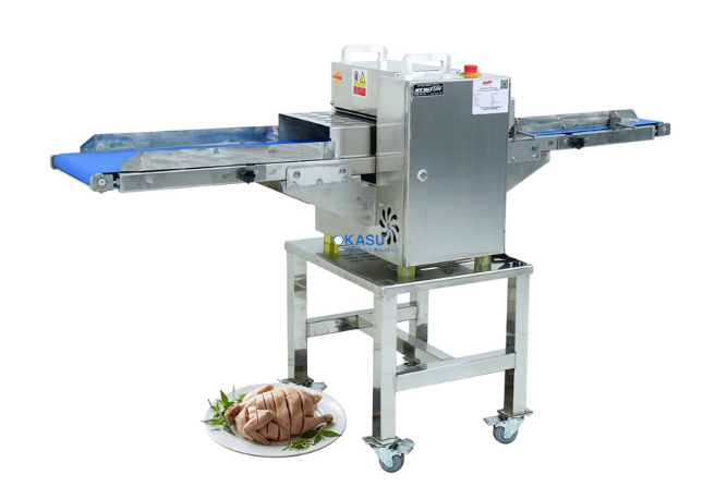 Máy cắt xương thịt băng tải OKASU MCTB500-CX 