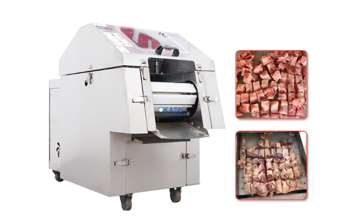 Máy thái thịt công nghiệp OKASU BN80 (miếng vuông)