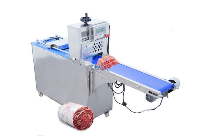 Máy cắt thịt đông lạnh cao cấp OKASU 2ROLLS