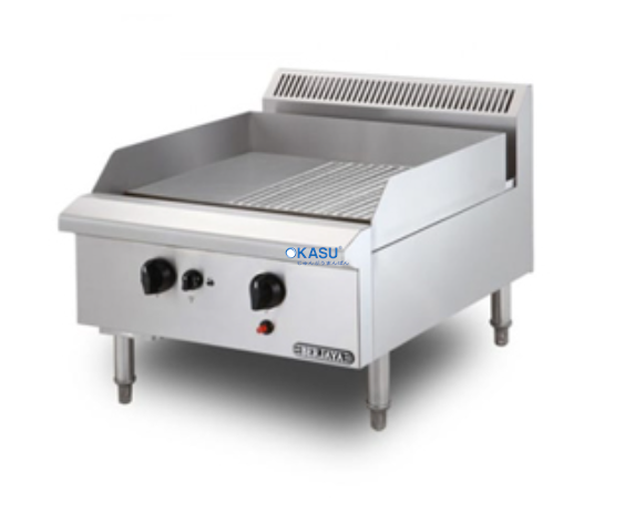 Bếp chiên nửa phẳng nửa nhám dùng gas Berjaya GG2BHR  
