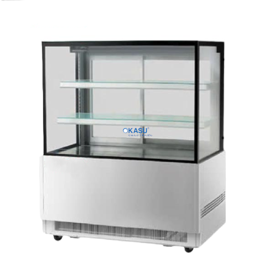 Tủ trưng bày bánh kính vuông 1m2 BAKERTOP BKRD1200 