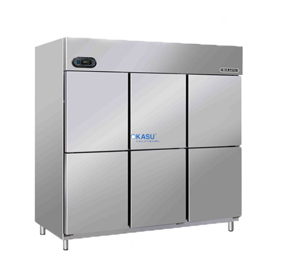 Tủ đông mát 6 cánh Berjaya BSDU4C2F