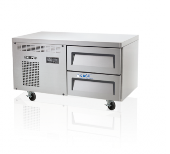 Bàn mát 2 tầng 2 ngăn kéo Skipio SCB10-2