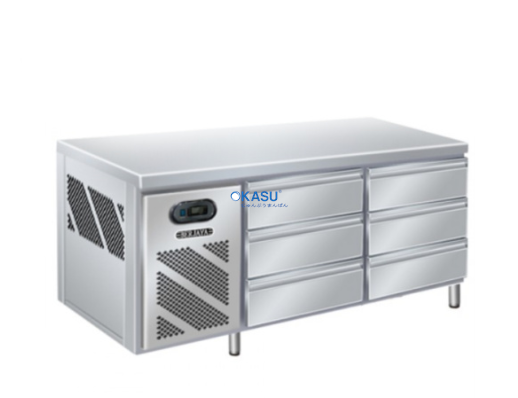 Bàn mát 3 tầng 6 ngăn Berjaya BS6DR/C6/3