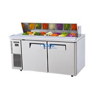 Bàn mát Salad 2 cánh có nắp dài 1m5 Skipio SHR15-2