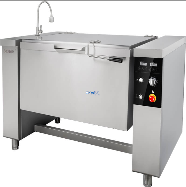 Chảo nướng phẳng nghiêng Lestov LT-PC150-F120
