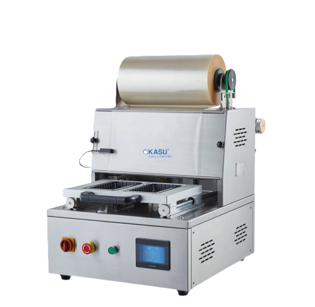 Máy niêm phong khay DQ400T