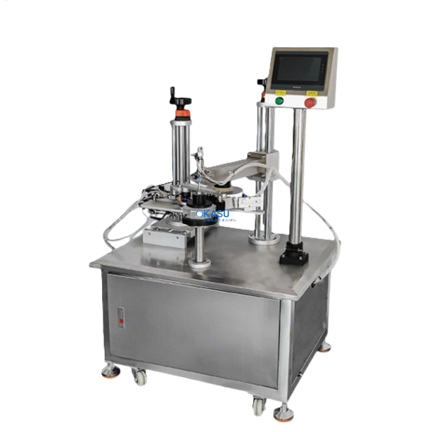 Máy dán nhãn và niêm phong nắp hộp đựng thực phẩm DW41