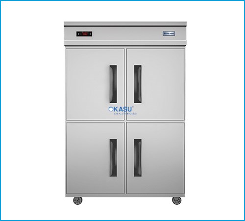 Tủ mát đứng quạt gió 4 cánh inox MDQ-4I1100