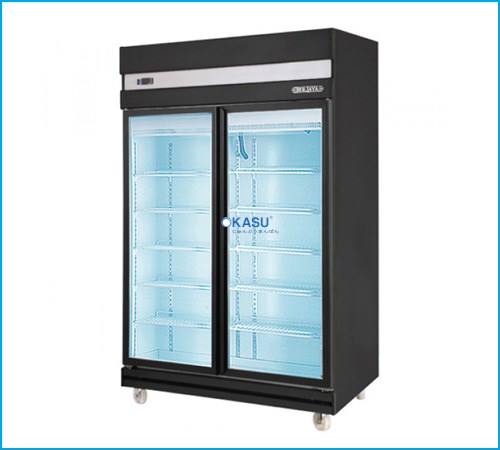 Tủ mát 2 cánh kính Berjaya 2D/DC-BBH-1 màu đen