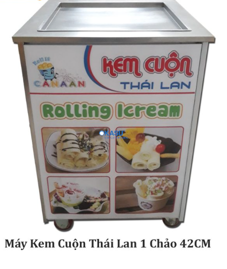 Máy kem cuộn Thái Lan chảo 42cm