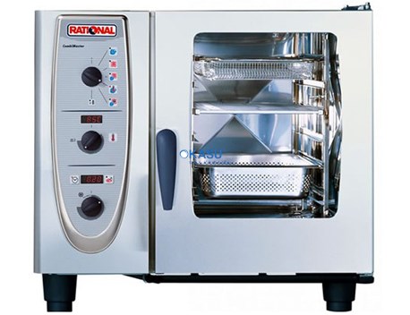 Lò hấp nướng đa năng dùng điện 6 khay GN 1/1, Rational CMP 61