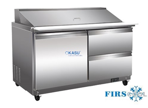 Bàn salad có nắp 1 cánh 2 ngăn Firscool HC-S60-2D