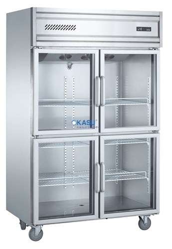 Tủ mát 4 cánh kính OKASU KG1.0L4W