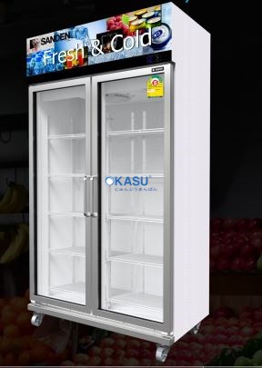 Tủ mát Sanden 2 cánh kính OEM-1205