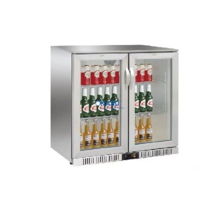 Tủ mát mini bar 2 cánh kính OKASU OKS208B