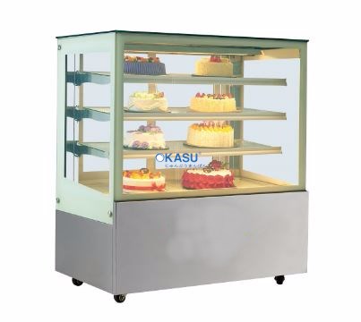 Tủ trưng bày bánh kem 3 kệ OKASU K740V