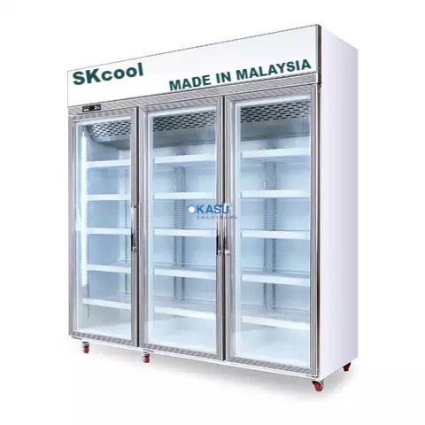 TỦ MÁT 3 CÁNH KÍNH SKCOOL SKSC-1503W3