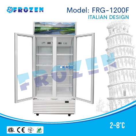 Tủ mát 2 cánh kính Frozen FRG-1200F