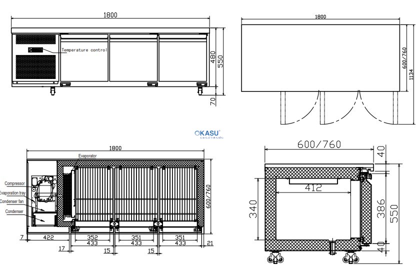Bàn mát Hisakage CL-225 - ảnh 1